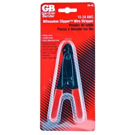 Gardner Bender Gardner Bender Adjustable Milwaukee Clipper Wire Stripper & Cutter GS-40 32076160401